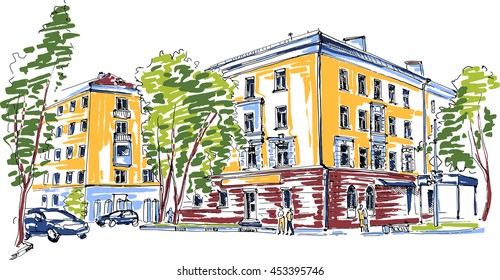 Street sketch