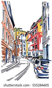 Street sketch