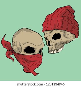 street skull vector