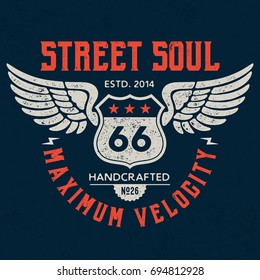 Street Soul - Tee Design For Print