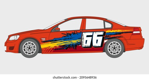 Street Stock Design Concept for Holden Commodore Speedway Car