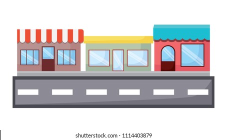 street with stores