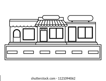 street with stores 