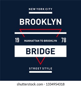 street style new york city  typography design vector illustration for t-shirt