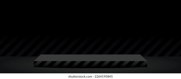 obligem Straßenmuster-Muster-Podium, Hintergrund-Szene 3D-Vektorgrafik