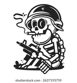 Street style old label with skull for t-shirt