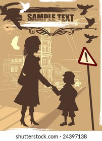 the street traffic