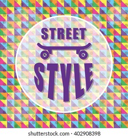 Street and urban style design , vector illustration