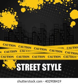 Street and urban style design , vector illustration