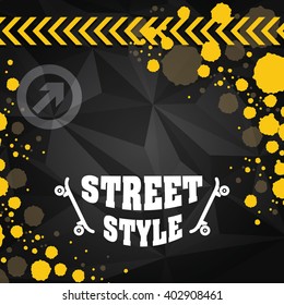 Street and urban style design , vector illustration