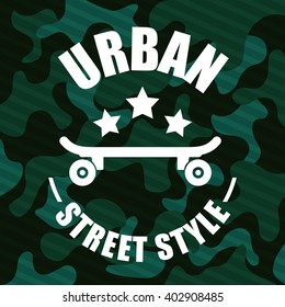 Street and urban style design , vector illustration