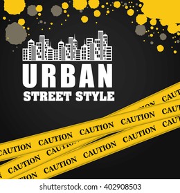 Street and urban style design , vector illustration