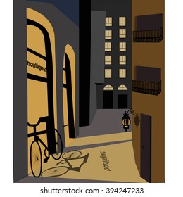 street vector illustration