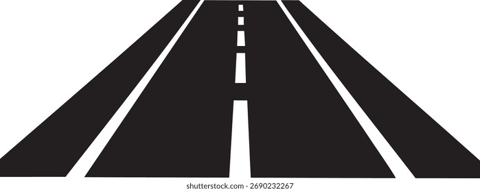 Vector negro de Ilustración vectorial de calle 