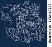Street vector map of Victoria, British Columbia, Canada