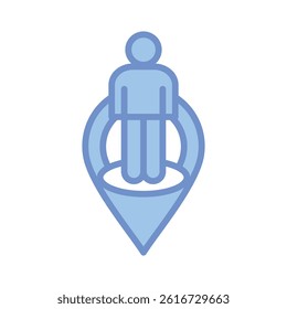 Street View Icon Element For Design