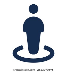 Street view icon. street view, location, map, street, road, people. Vector icon illustration