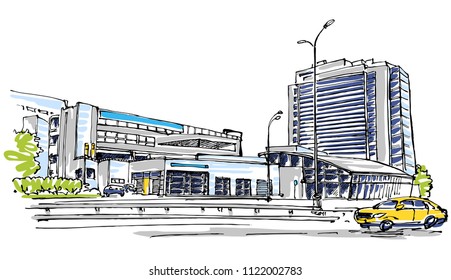 Street view sketch