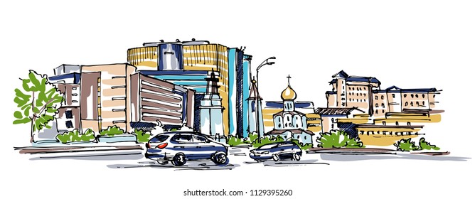 Street view sketch