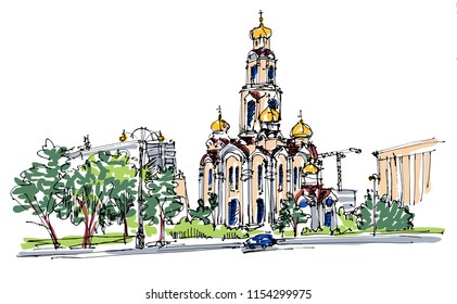 Street view sketch