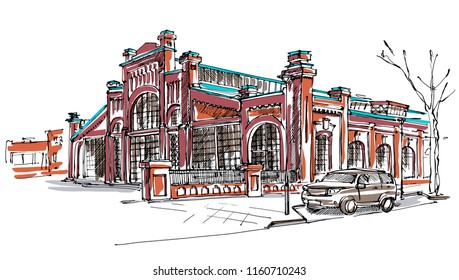 Street view sketch