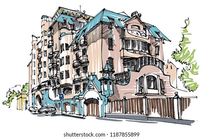 Street view sketch