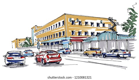 Street view sketch