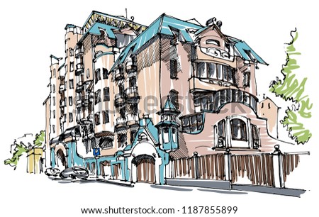 Street view sketch