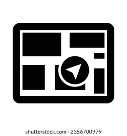 Street View Vector Glyph Icon For Personal And Commercial Use.
