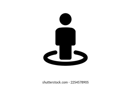 street view vector icon black and white perfect pixel eps 8 