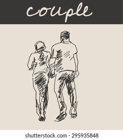 Couple Pencil Sketch Images Stock Photos Vectors Shutterstock