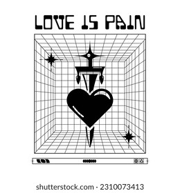 Street wear design inspiration. Retro futuristic design for apparel, clothing, and poster