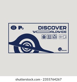 Street wear design inspiration. Retro futuristic design for apparel, clothing, and poster