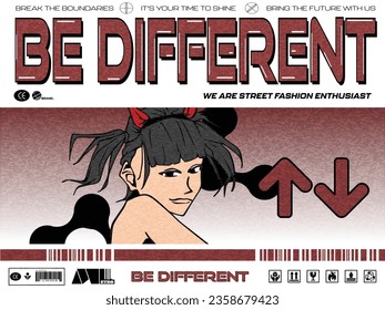Street wear design inspiration. Retro futuristic design for apparel, clothing, and poster
