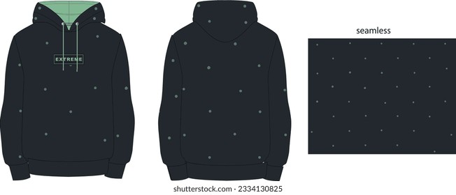 street wear  hoodie mint dots seamless vector template 
dots seamless 