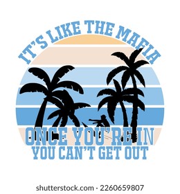 street wear summer surfing illustration design