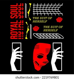 street wear urban pattern design illustration
