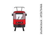 streetcar vector icon