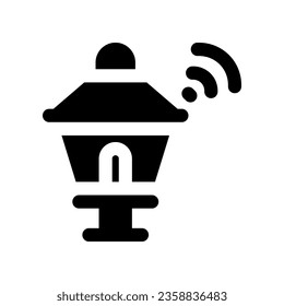 streetlamp icon. vector icon for your website, mobile, presentation, and logo design.