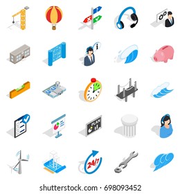 Streetlight Icons Set. Isometric Set Of 25 Streetlight Vector Icons For Web Isolated On White Background