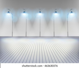 Streetlights. Vector illustration