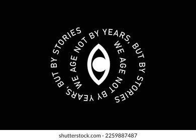 streetwear Aesthetic eye quotes design inspiration templates