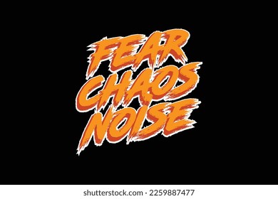 streetwear Aesthetic fear quotes design inspiration templates