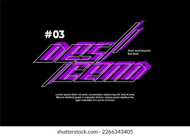 Streetwear apparel design vector templates suitable for printing