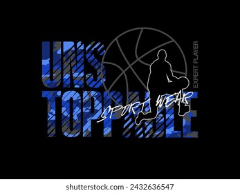Streetwear clothing Unstoppable typography vector template graphic tees ready for print