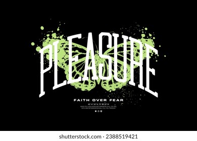 Streetwear concept quotes typography vector graphic design templates
