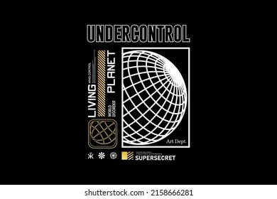 Streetwear concept vector graphic design