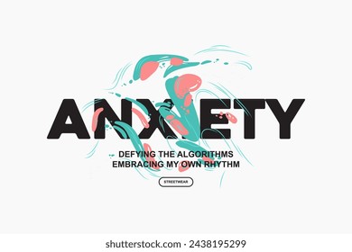 Streetwear design Aesthetic typography quotes vector graphic design templates