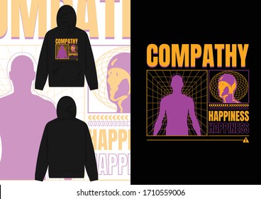 Streetwear Design Hoodie with Industrial Human Limb Design