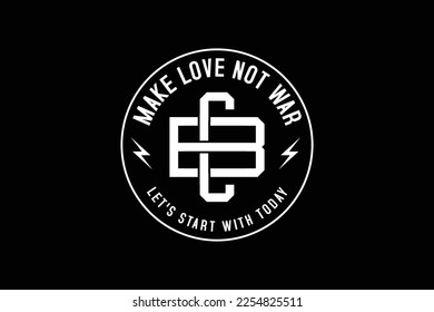 streetwear design make love inspiration templates